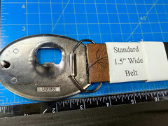WASTED Statement Funny Novelty Silver Tone KALAN Belt Buckle with Bottle Opener