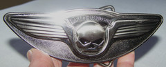 Harley-Davidson Winged Skull 5&Prime; Belt Buckle 97785-08V ©2007