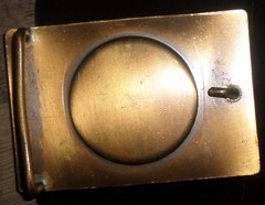 Vintage Brass Color Bicentennial Belt Buckle Declaration of Independence NIB HL