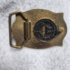 Kansas Keeper of the Plains Belt Buckle Bergamot Brass Works BB-0067 Vintage