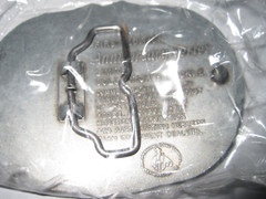 National Finals Rodeo Hesston 1983 NFR Adult Cowboy Buckle New in Plastic