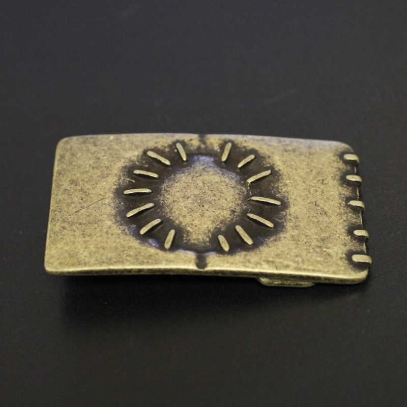 Seams patch belt buckle brass buckle belt removable clasp gs9014m
