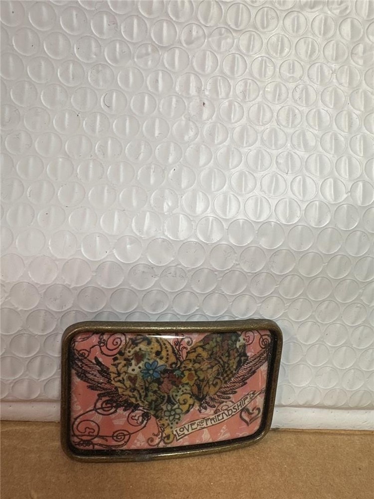 Vintage Love and Friendship Belt Buckle