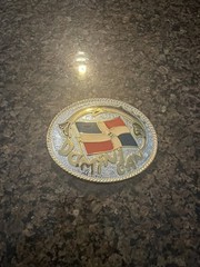 Dominican Republic Flag Saint George&rsquo;s Cross Belt Buckle Western