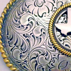 Texas Masonic Western Style Buckle
