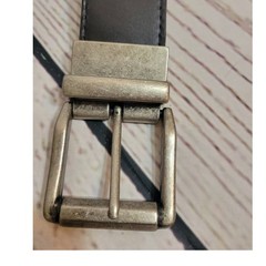 Mexican Leather Men&rsquo;s Belt Brown Black Genuine with Heavy made Buckle 51&Prime; – 55&Prime;