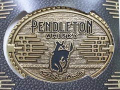 BRANDNEW! 2026 Pendleton Whiskey Let&rsquo;er Buck Limited Belt Buckle Montana Silvers