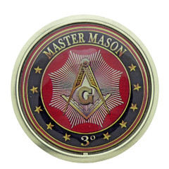 Vintage Mason Masonic Fraternal Compass Masonry Freemasonry Master Belt Buckle