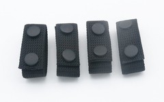 20Pcs Tactical Belt Keepers Nylon Duty Belt Loop Snaps For Police Security Guard