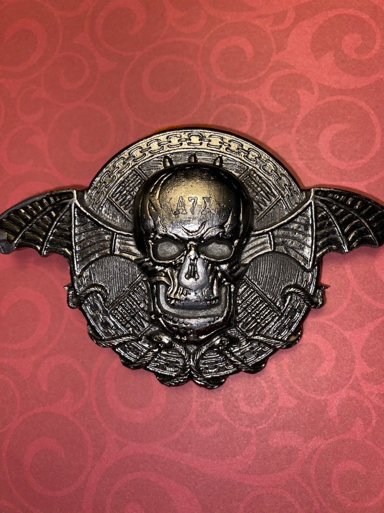 Vintage Avenged Sevenfold “Deathbat” (A7X) Skull Belt Buckle