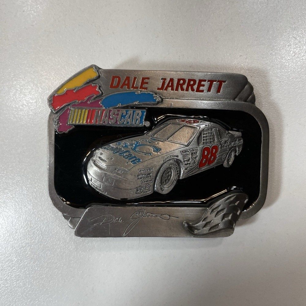 Dale Jarrett Belt Buckle NASCAR Limited Edition American Legends Foundry w/ Box