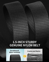 TACTICAL BIRD Men&rsquo;s Nylon Belt, Tactical Belts Breathable Webbing Medium, R08