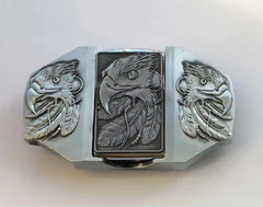 Men&rsquo;s Metal Belt Buckle Lighter – Refillable Novelty Outdoor Accessory