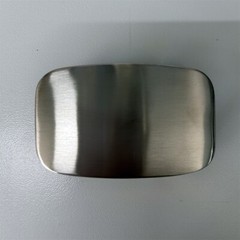 1.58 inches 40 mm Stainless Steel Rounded Rectangle Blank Belt Buckle US Stock