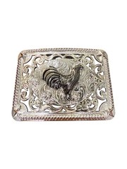 Western style rooster buckle hebilla vaquero Con gallo