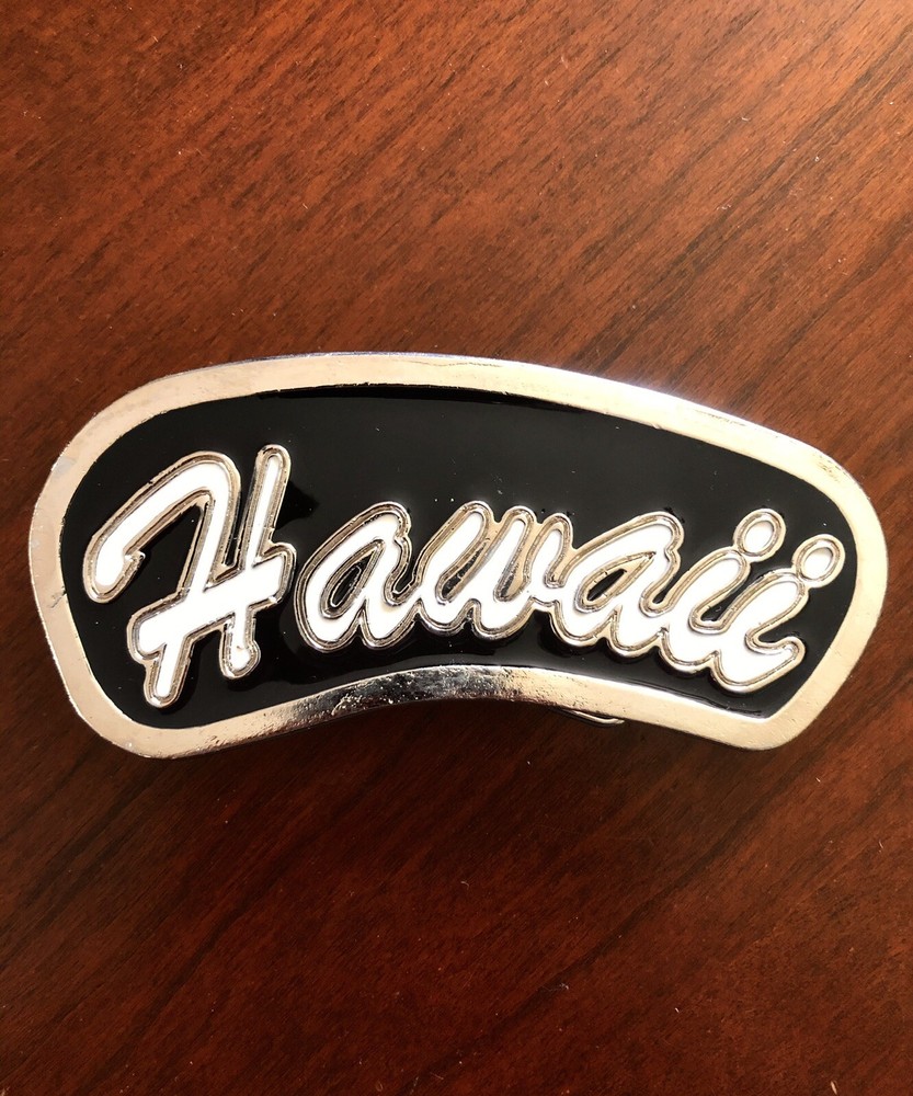 Hawaii State Aloha Honolulu Hawaiian Souvenir Unisex Men’s Metal Belt Buckle