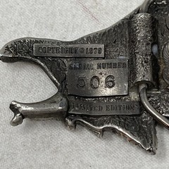 VTG 1979 The Great American Buckle Co Limited Edition #506 EAGLE Belt Buckle USA