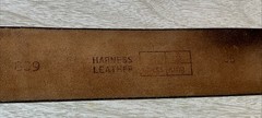 Vtg Belt Buckle & Belt America Eagle Sun Rise Stars Bergamot Size 35