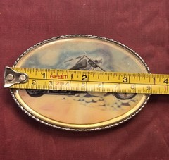 Multicolored Chopper Motorcycle light Up Belt Buckle Metal Plastic