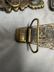 Vintage Train Belt Buckle Lot of Three Buckles, Railroad