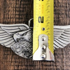 VTG Flying Eagle Belt Buckle Western Cowboy USA Made 1980 Indiana Metal Crafts