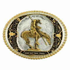 Montana Silversmiths Mens Attitude Two Tone End of Trail Buckle 60972P