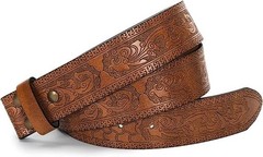 UTOWO Men Women Retro Belt Strap 47&Prime;Belt for 36&Prime;-40&Prime; waist, Lightbrown Strape