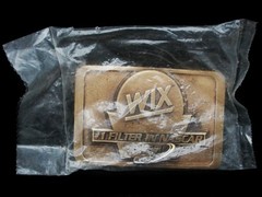 MG11110 *NOS* GREAT **WIX** AIR & OIL FILTERS #1 FILTER IN NASCAR BELT BUCKLE