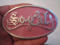 SOUTHERN CALIFORNIA BELT BUCKLE – PINK – GW-16