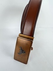 Chaoren Western Longhorn Bull Ratchet Belt Cowboy Rodeo Buckle Country Western