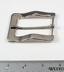New 1 1/2&Prime; (38mm) man women(#T17) pin buckle high quality nickel color US stock