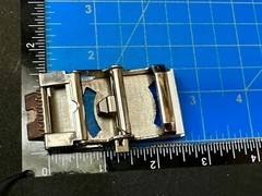 See Through Replacement Ratchet Style Vintage Belt Buckle