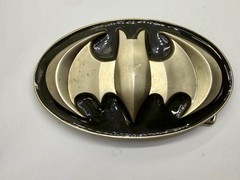 Batman Dc Comics Superhero S07 Black & Grey Raised 3D GTO Oval Belt Buckle