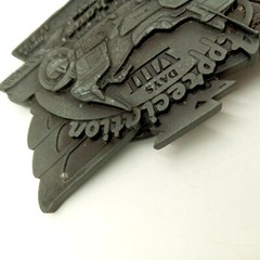Motorcycle Rally Belt Buckle Illinois Niehaus Cycles Appreciation Days Vintage