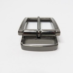 Mens Replacement Belt Buckle Gunmetal Single Prong Fits 1.5 Inch Belt