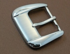 New man/women 1 1/2&Prime; pin buckle(#63) heavy brushed nickel color finish USA
