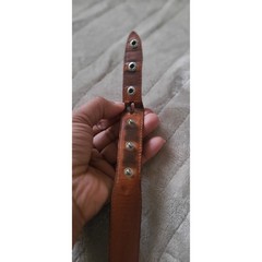 Douglas Magnus Genuine Alligator Leather Belt Sterling Silver Tip -41 No Buckle