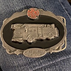 Belt Buckle- Brew City Collectibles Aerial Ladder #4505 Precision Incentives