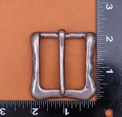 Biker Heavy Duty Solid Antique Prong Single Pin Buckle For 35MM Veg Leather Belt