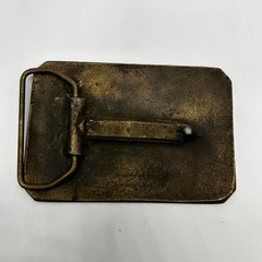 Vintage Colt Revolvers .45 Caliber Single Action Brass Belt Buckle Western Gun