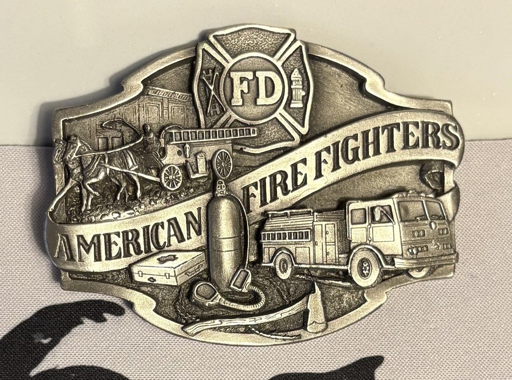 Fire Fighter/E.M.S. American Hero Metal Belt Buckle New