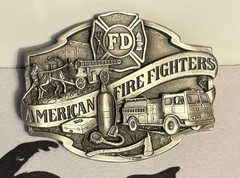 Fire Fighter/E.M.S. American Hero Metal Belt Buckle New