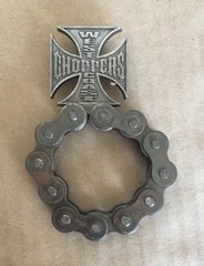 West Coast Choppers Chain Link Belt Buckle Bottle Opener
