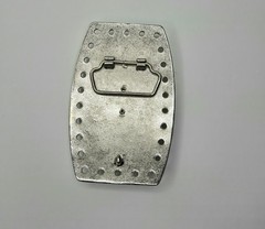 Western STEER BULL Head Cowboy Rodeo Style Belt Buckle Chrome