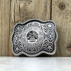 Custom Personalized Belt Buckle Monogrammed Western Buckle for Belts Wide 1.5&Prime;