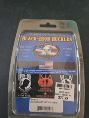 Black Iron Buckles Vietnam Veteran Great Looking Antique Finish Belt Buckle …