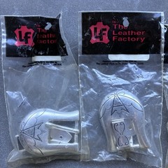 A Classic 3-piece Belt Buckle Set Lot Of 5 / Nickel Finish 3/4&Prime; Wide Fit NOS