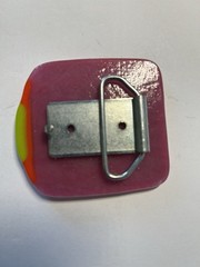 Neon Multicolored Retro Vibe Rectangular Belt Buckle