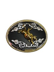 Bull Rider Rodeo Western Belt Buckle Hebilla Vaquero Jinete