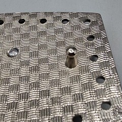 American Eagle Belt Buckle Brushed Nickel Pierced Edge High Relief Flying 3D
